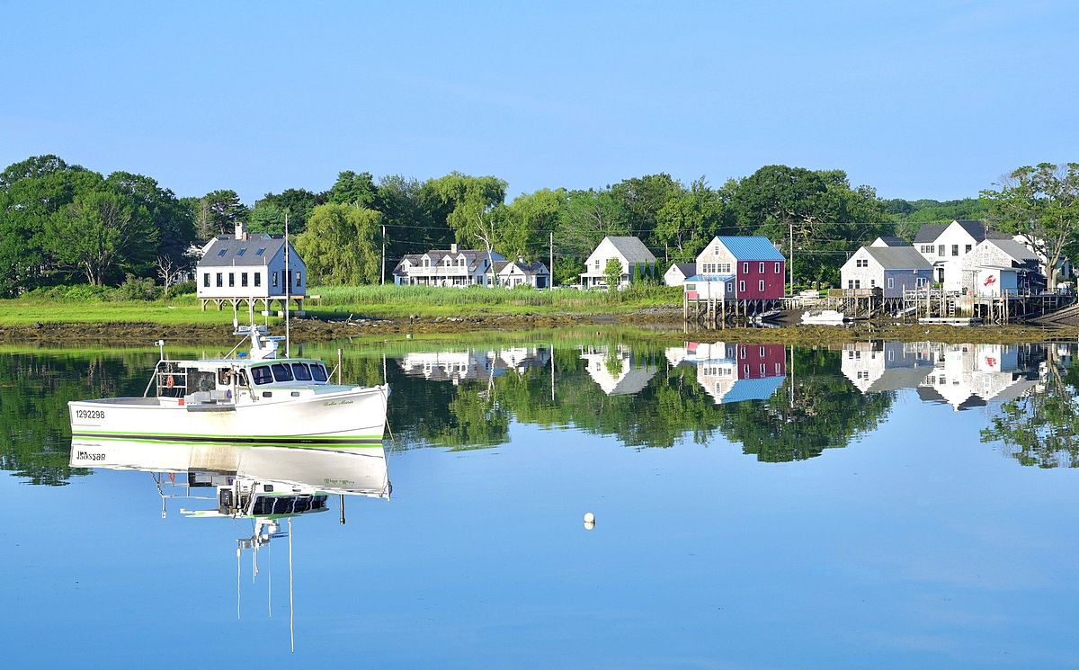 A Peaceful Day in Cape Porpoise: Photo by Robert Dennis