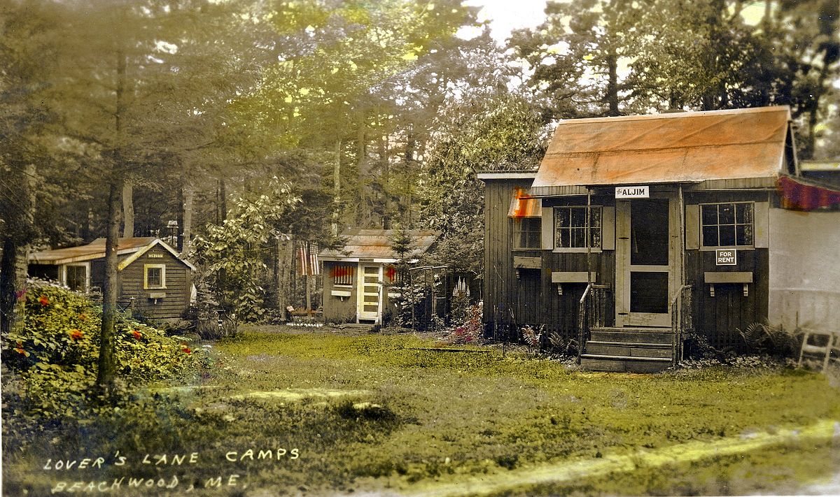 If you had taken the time to stroll down Lover’s Lane at Goose Rocks Beach in years past you would have come across these camps.