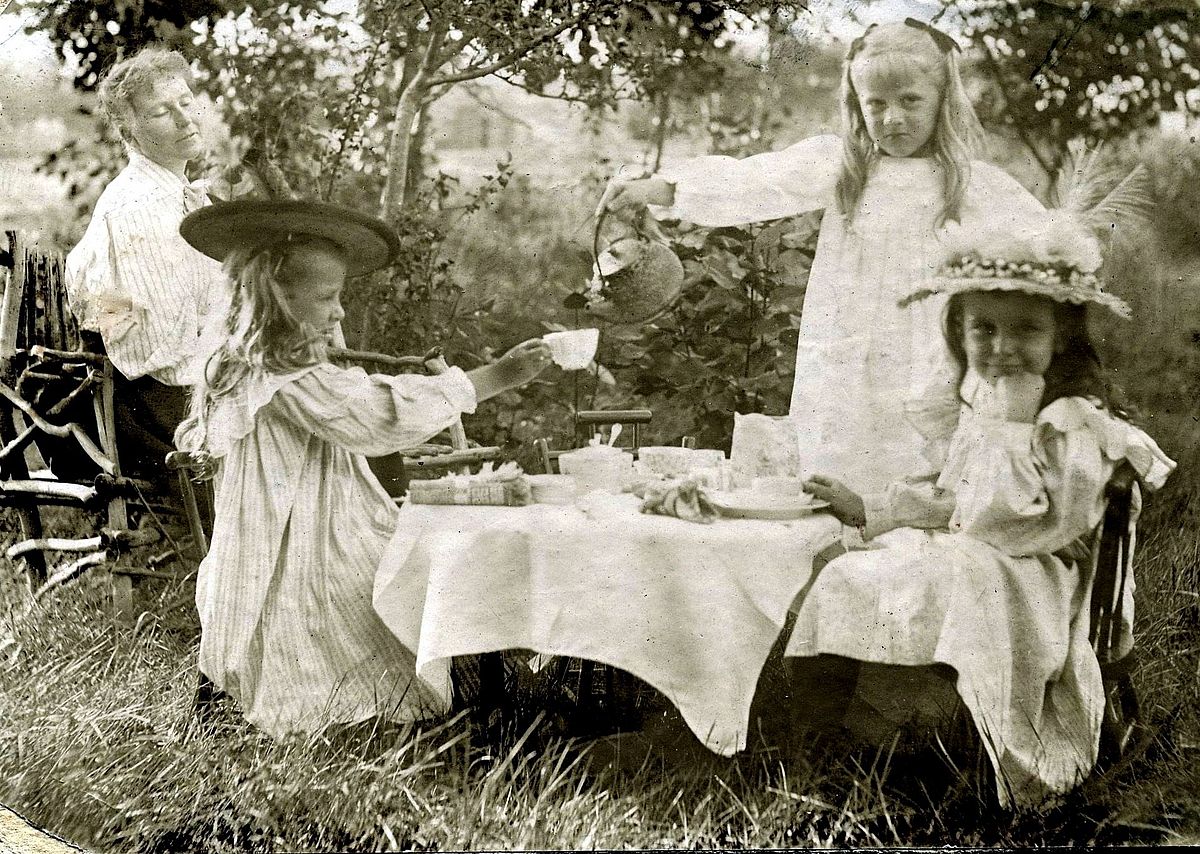 A Mother & Playmates from a Generation Past