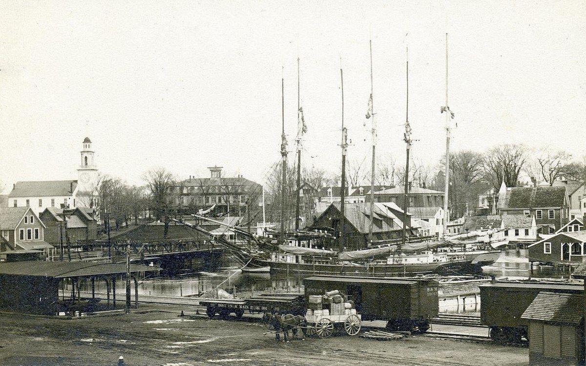 The Lower Village Train Station: Turn of the Century