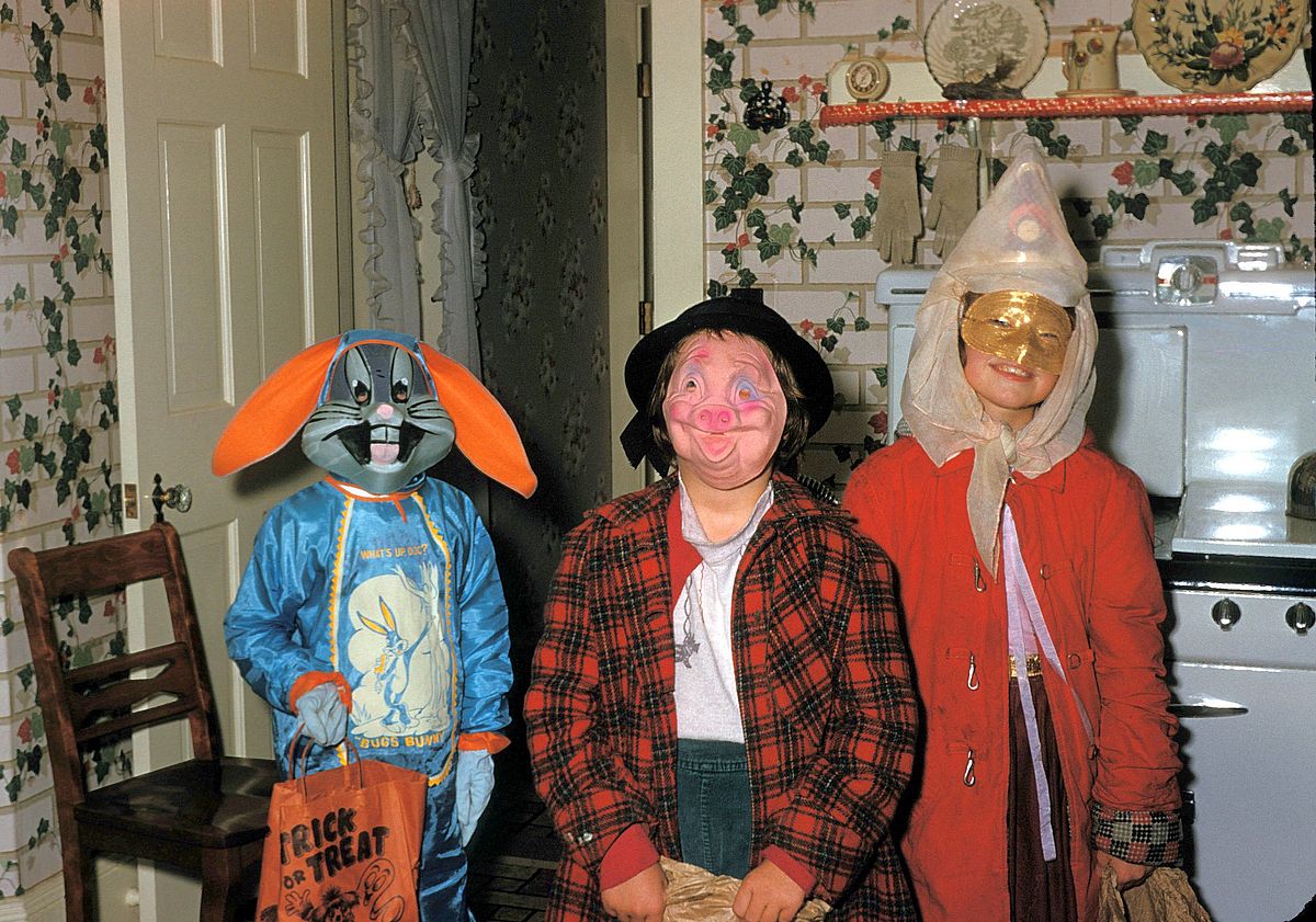 Trick or Treating at the Huffs, 1956