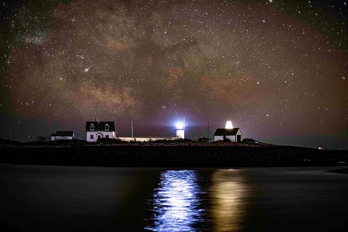 Goat Island Light, the beacon of the Kennebunks. Photo by Mark Jones.