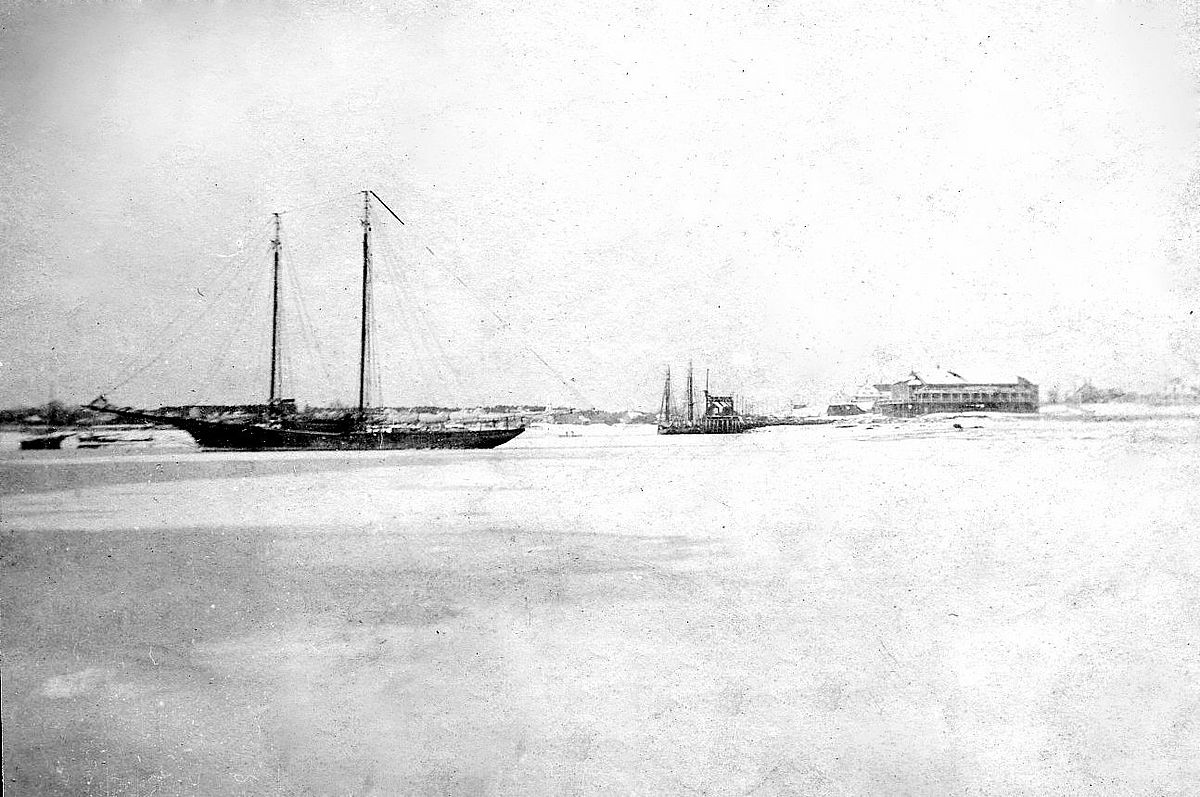A Winter’s Day in Cape Porpoise Harbor, Early 1900’s