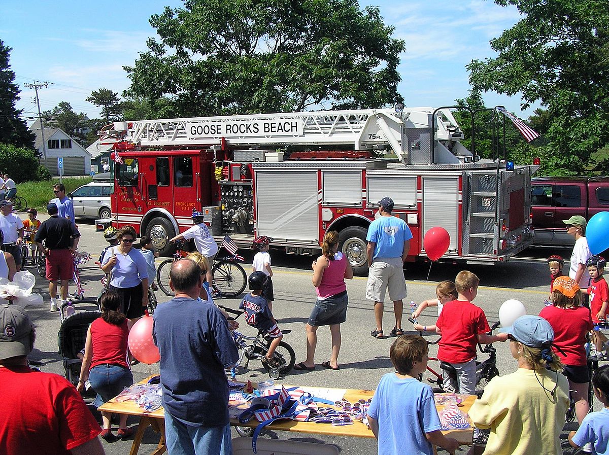 The Goose Rocks Beach July 4th Bike Parade, 2005
