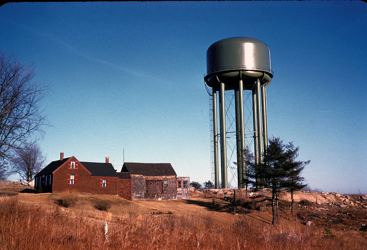 The New Cape Porpoise Water Tower, 1950’s