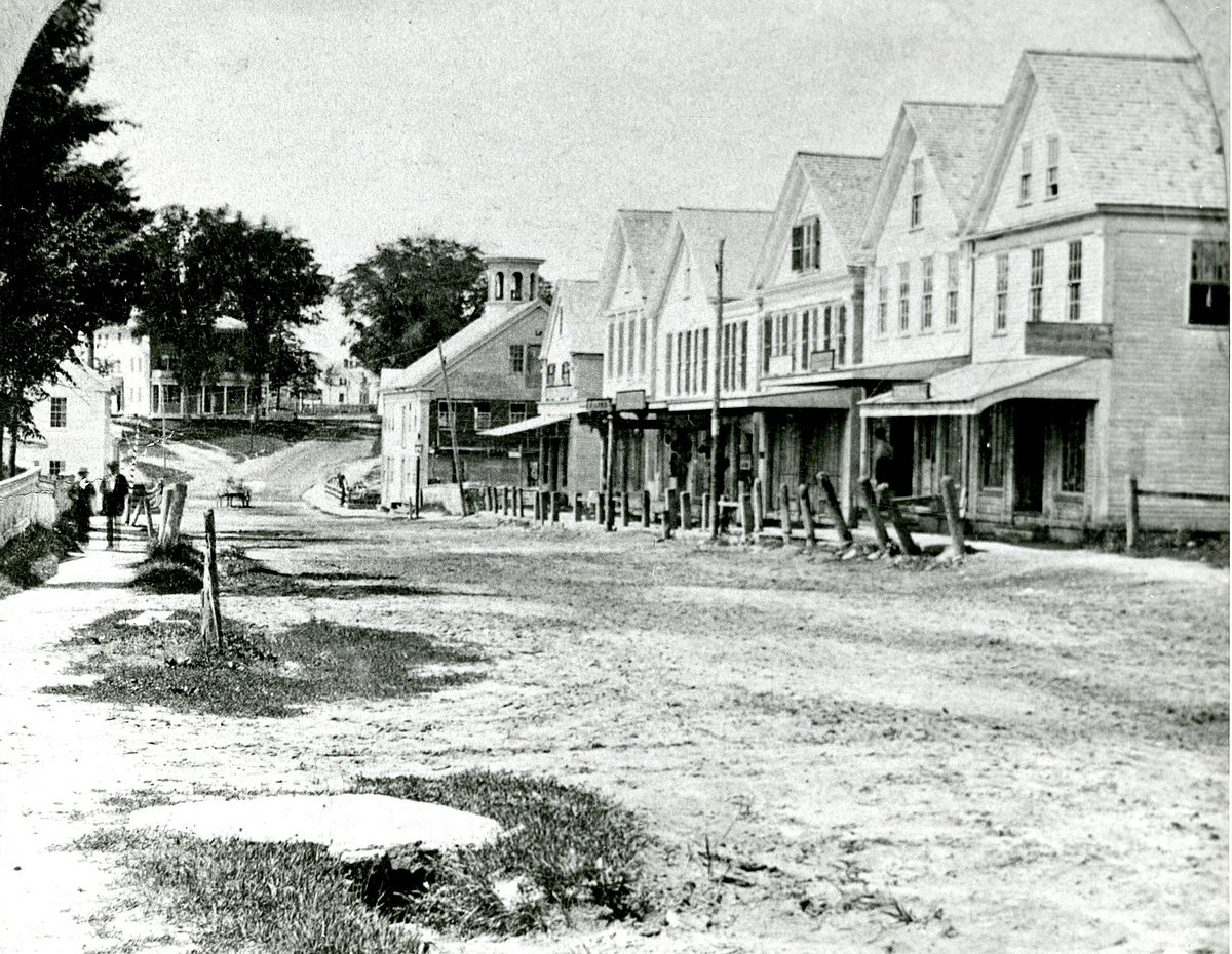 Downtown Kennebunk, C. 1870
