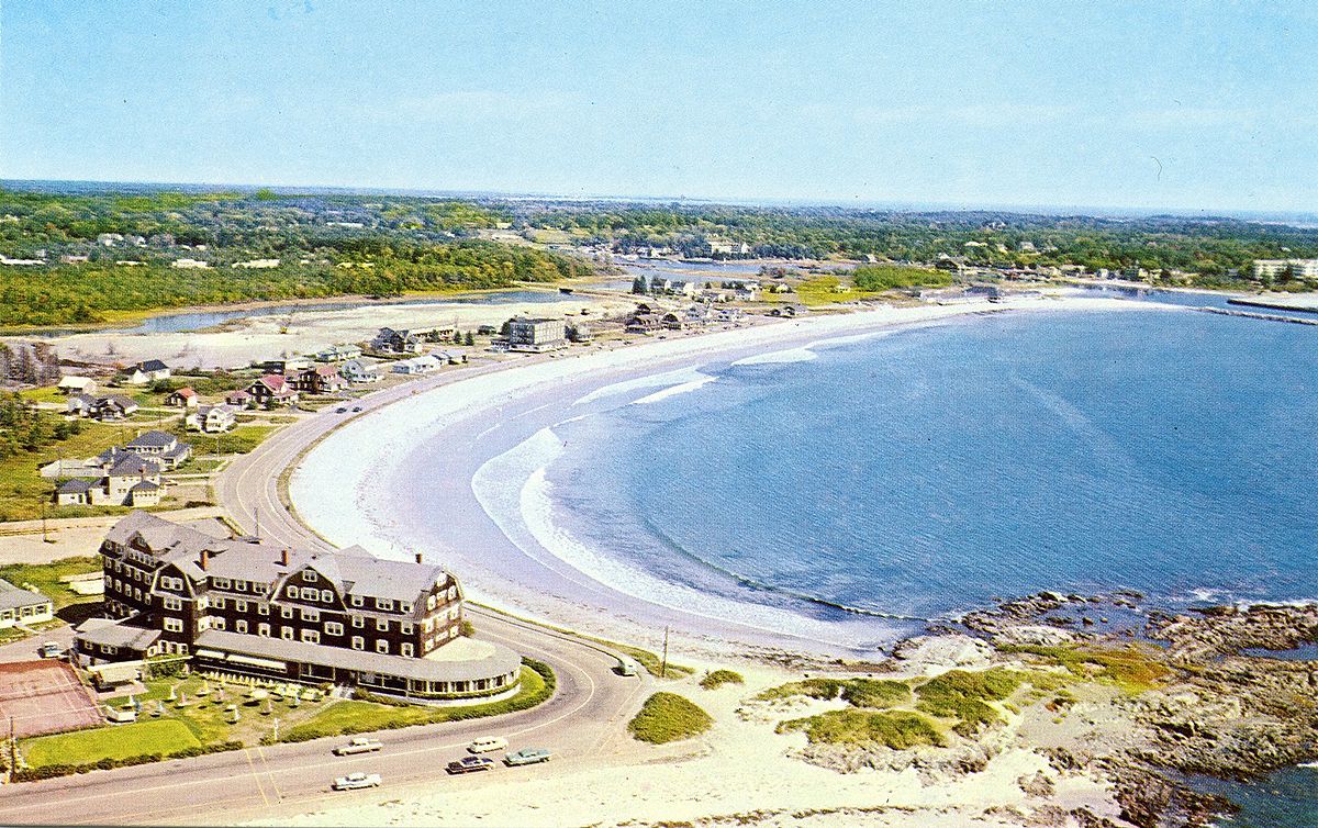 Kennebunk Beach Between Then & Now