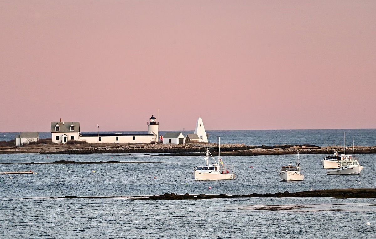 A glorious sky over Goat Island. Photo by Robert Dennis