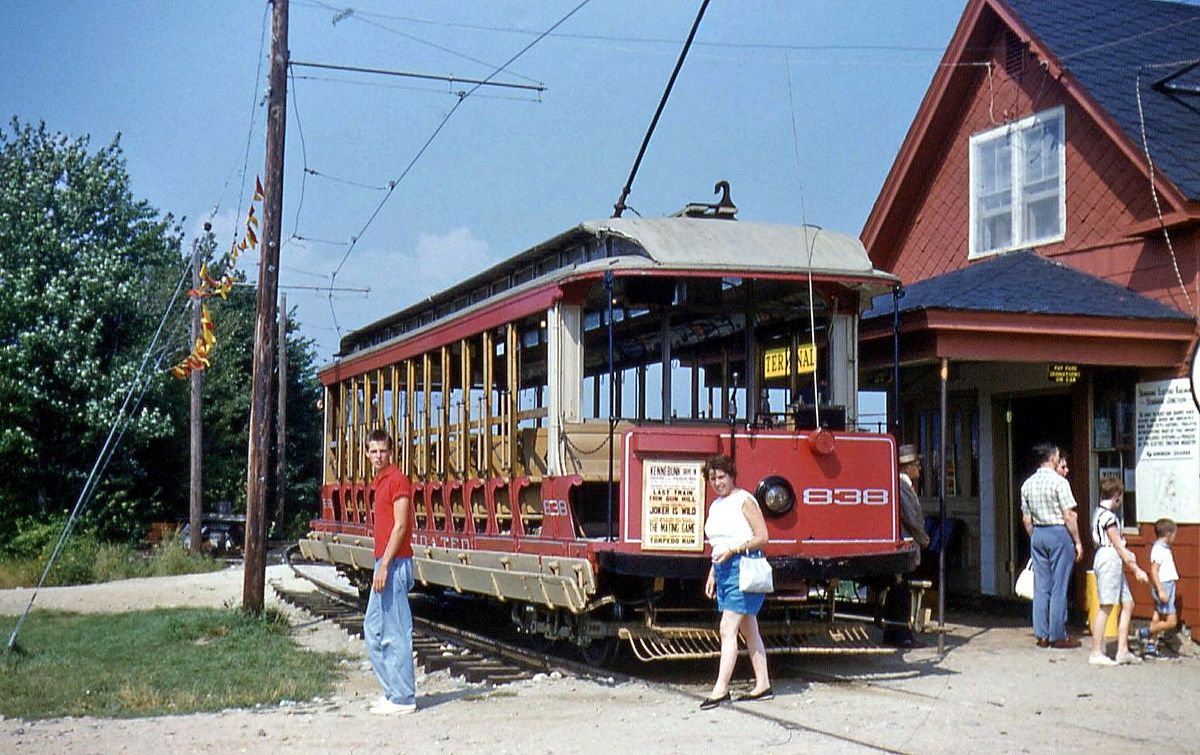 A Trolley Museum Photo by Tom Bohsen, 1959