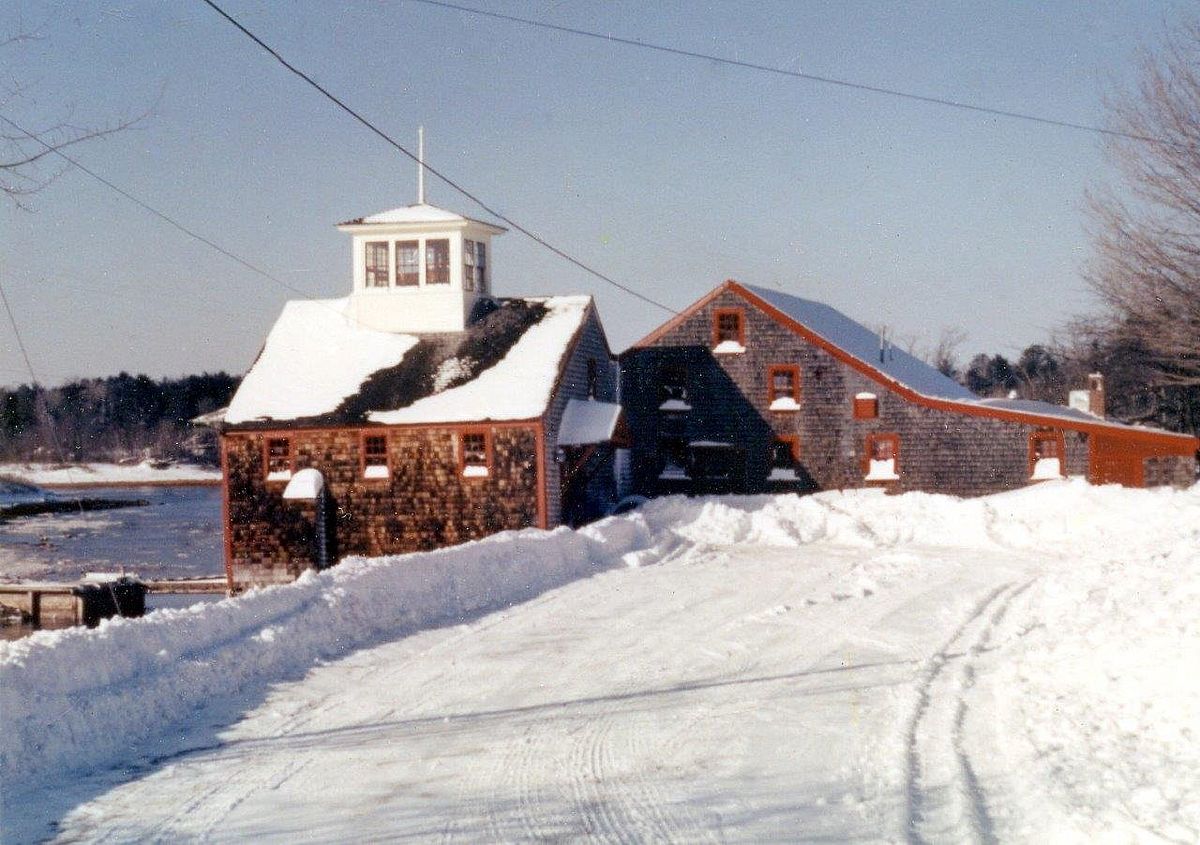 The Olde Grist Mill Restaurant in Winter, c. 1970’s
