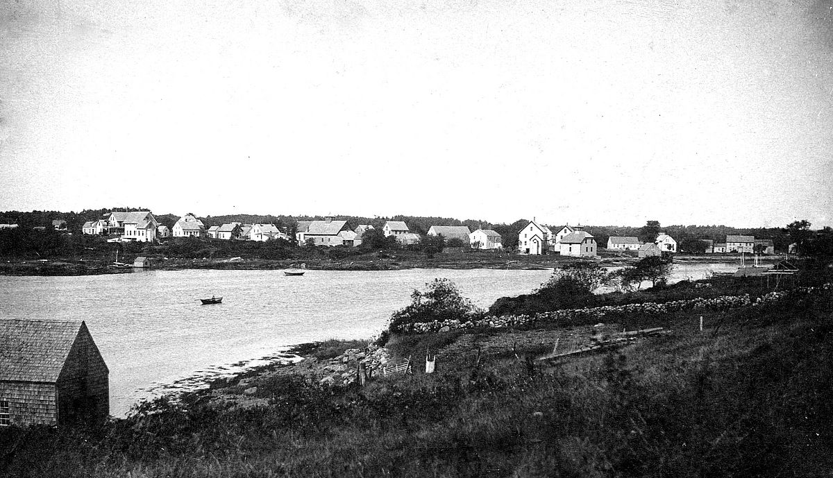 Cape Porpoise before 1902 (Before the church steeple)