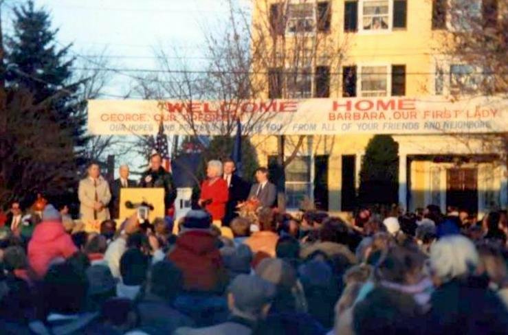 The 1988 President Elect Bush Welcome Home