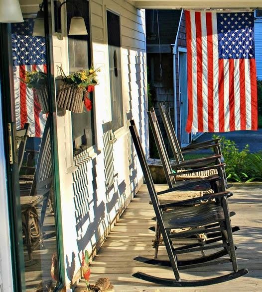 Or the Ritual of the Front Porch Rockers: Photo by Robert Dennis