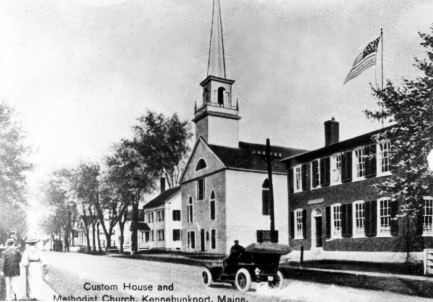 The Kennebunkport Methodist Church, Next to the Graves Memorial Library
