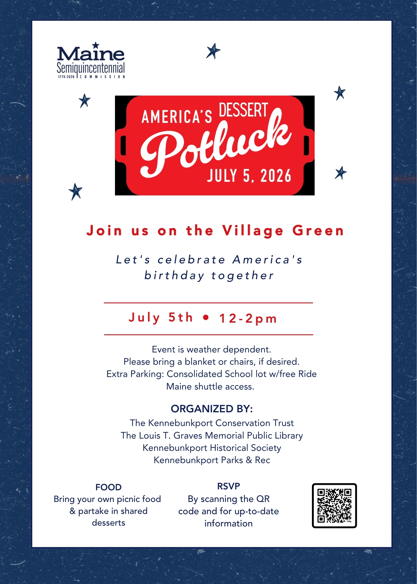 America's (Dessert) Potluck