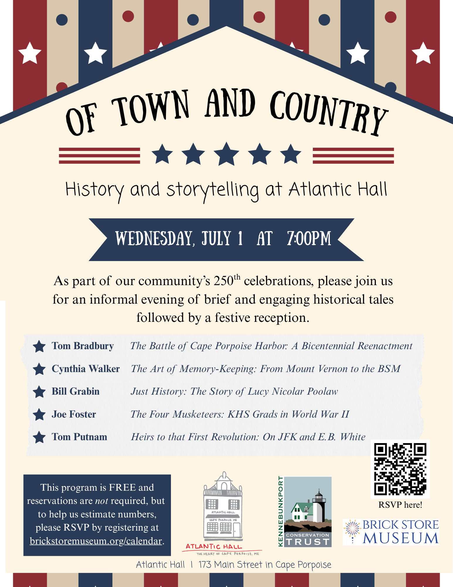 Of Town and Country Event at Atlantic Hall